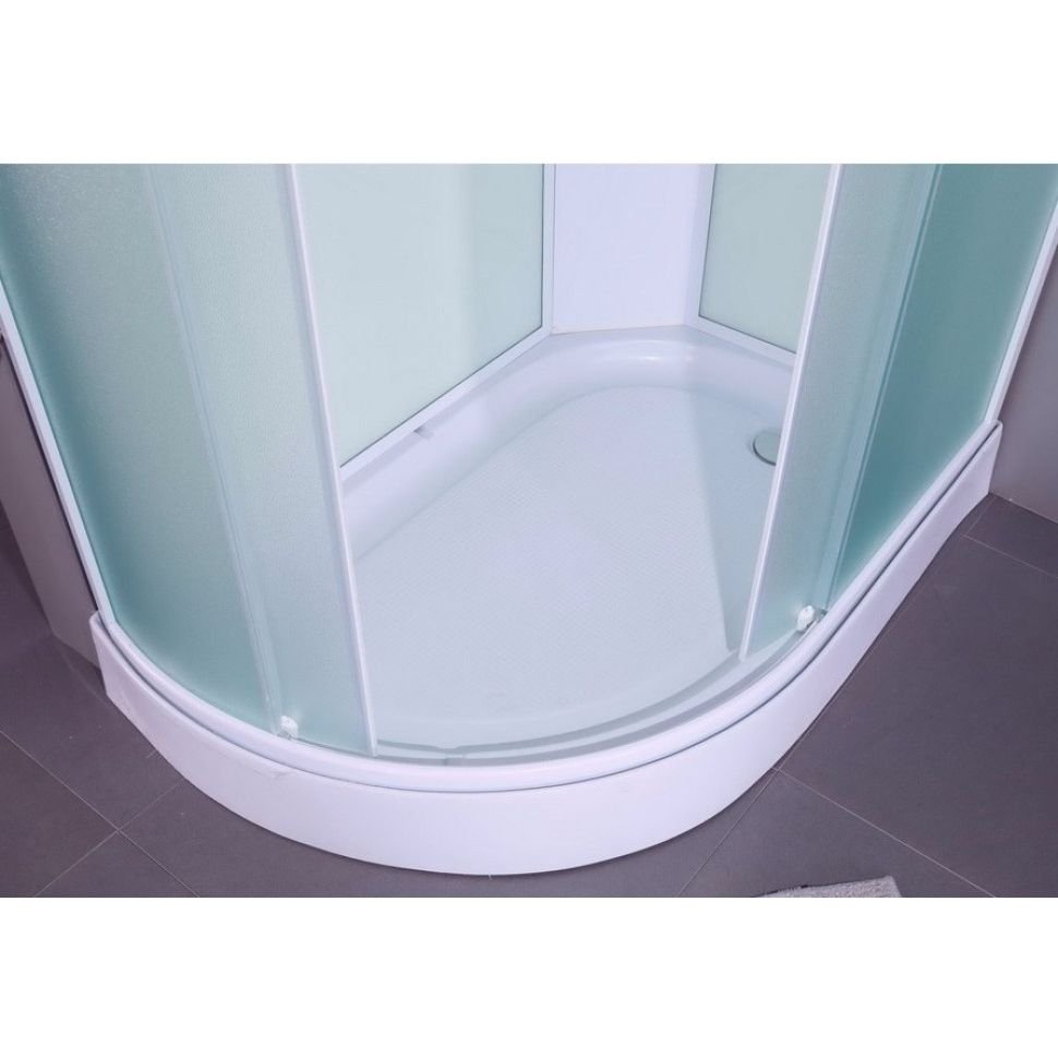 Душевая кабина Timo (Тимо) Eco TE-0702R цвет профиля белый, стекло матовое 4 мм 120х218х80 см