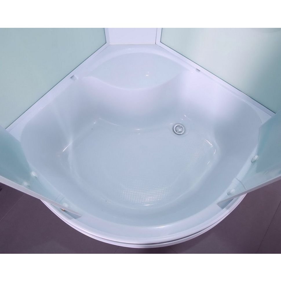 Душевая кабина Timo (Тимо) Eco TE-0790 цвет профиля белый, стекло матовое 4 мм 90х218х90 см