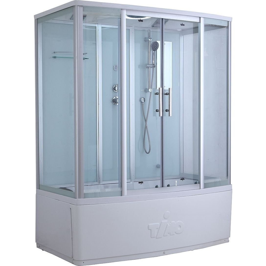Душевая кабина Timo (Тимо) Standart T-6670S цвет профиля хром, стекло прозрачное 5 мм 170х220х88 см