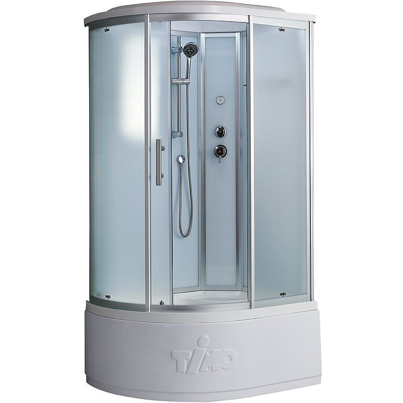 Душевая кабина Timo (Тимо) Standart T-6610SR цвет профиля хром, стекло матовое 5 мм 85х220х110 см
