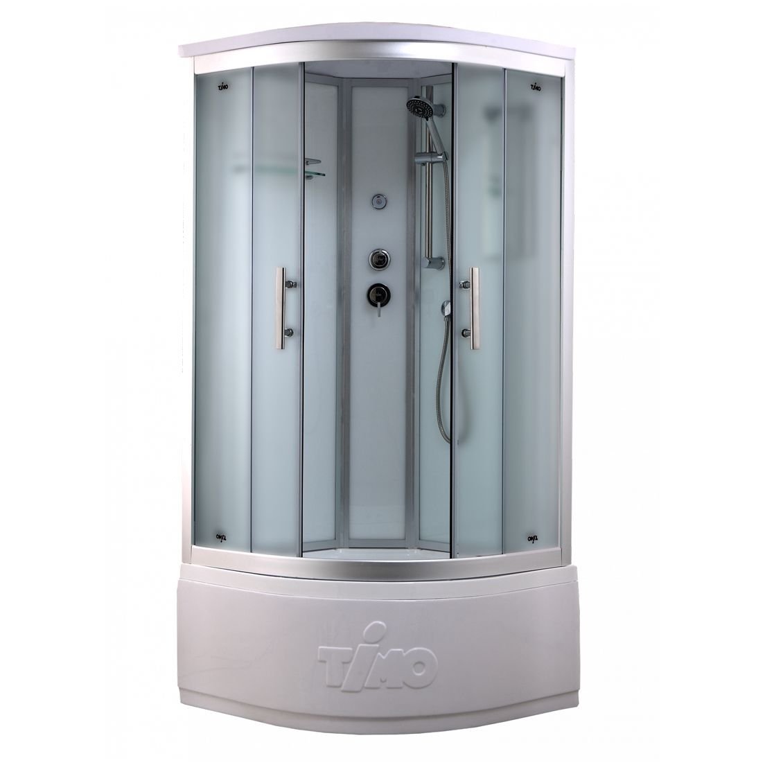 Душевая кабина Timo (Тимо) Standart T-6690SF цвет профиля хром, стекло матовое 5 мм 90х220х90 см