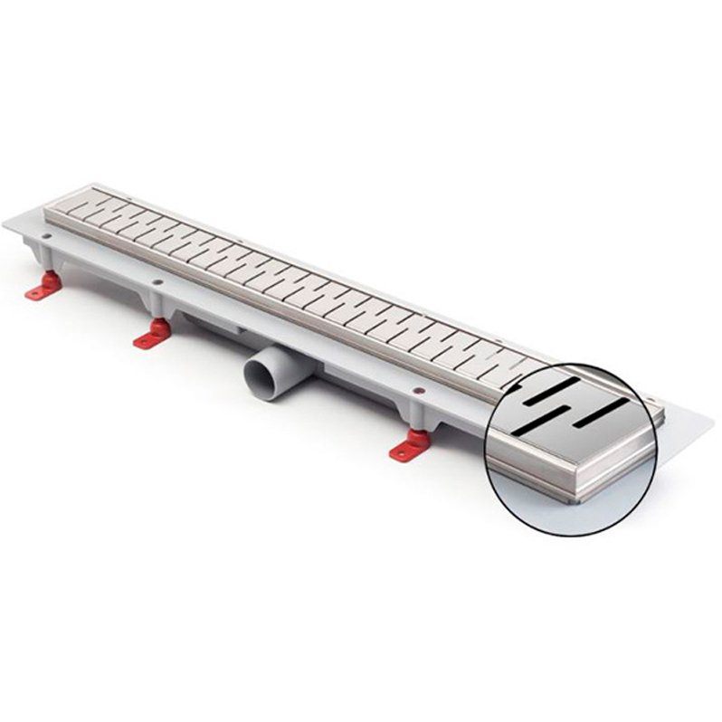 Душевой лоток Azario (Азарио) Medium 550 мм, цвет хром матовый, AZ-CH 550 M