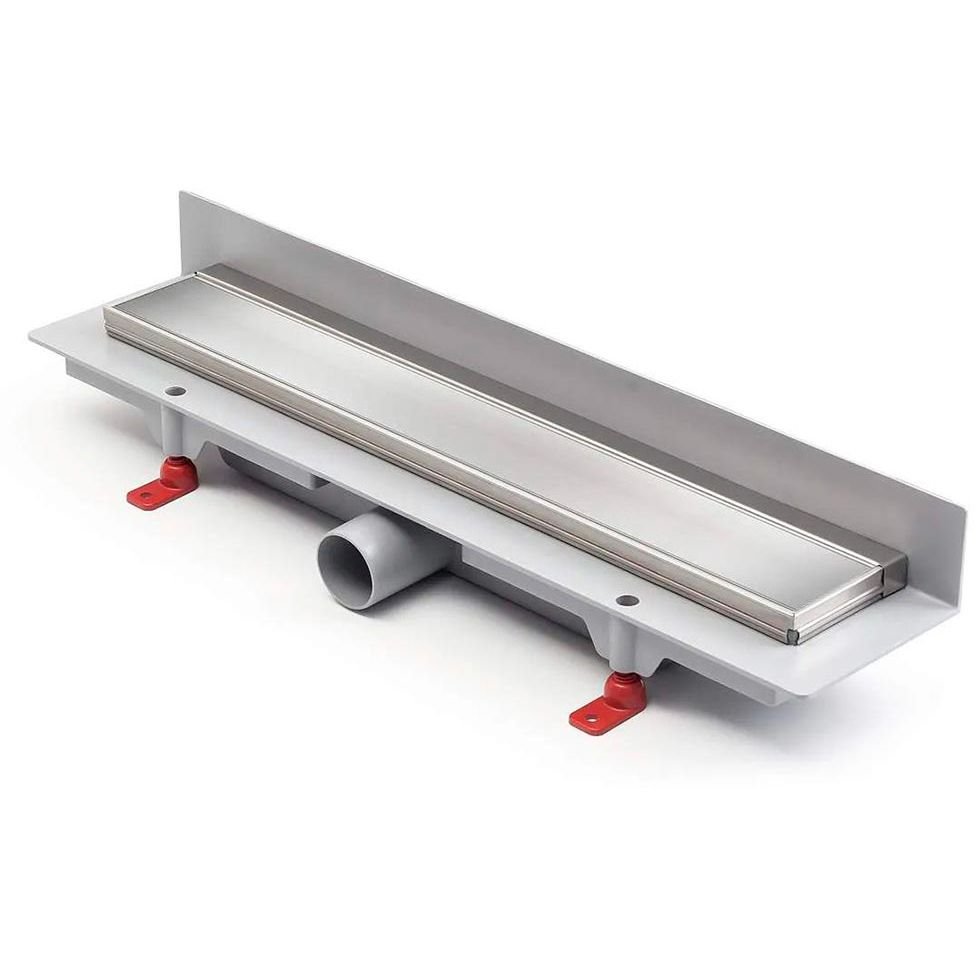 Душевой лоток Azario (Азарио) пристенный D40(боковой слив) c рамкой из нержавеющей стали, с решеткой Klasik AZ-CH 650 KN2