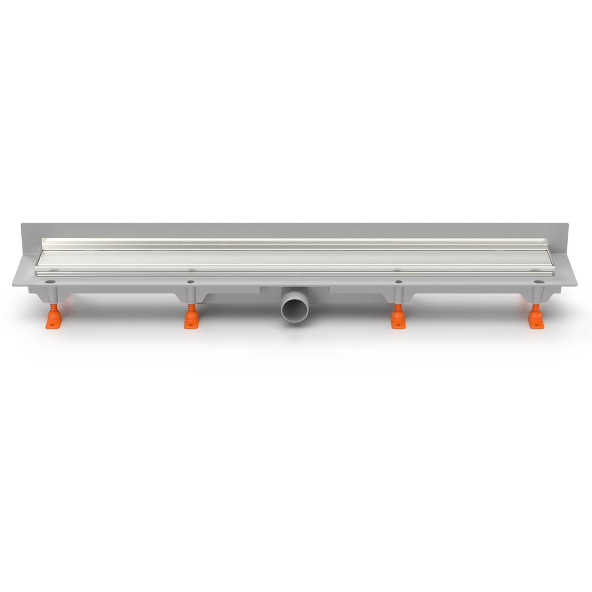 Душевой лоток Azario (Азарио) пристенный D40(боковой слив) c рамкой из нержавеющей стали, с решеткой Klasik AZ-CH 650 KN2