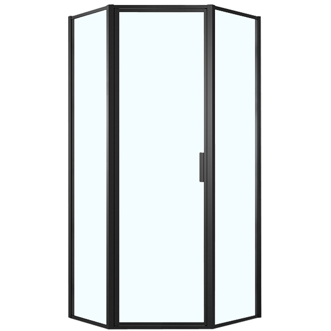 Душевой уголок Azario (Азарио) Richmond 900х900х2000 мм, профиль черный (AZ-NAG3231 900 Black)