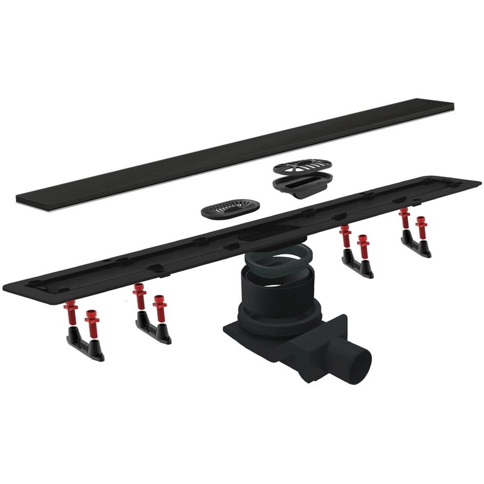 Душевой лоток Pestan (Пестан) Confluo Frameless Line 850 Matte Black (13701322)