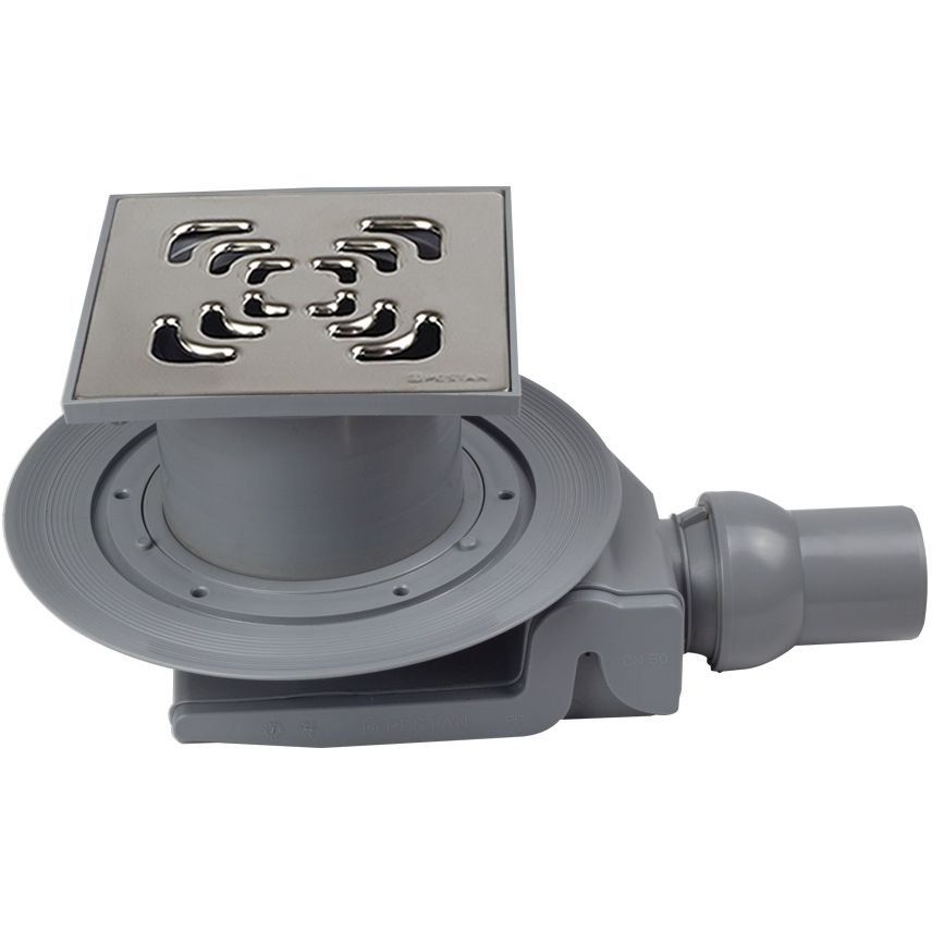 Душевой лоток Pestan (Пестан) Confluo Wall Drain Square 4 S-образная, 150х150 мм (13000008)