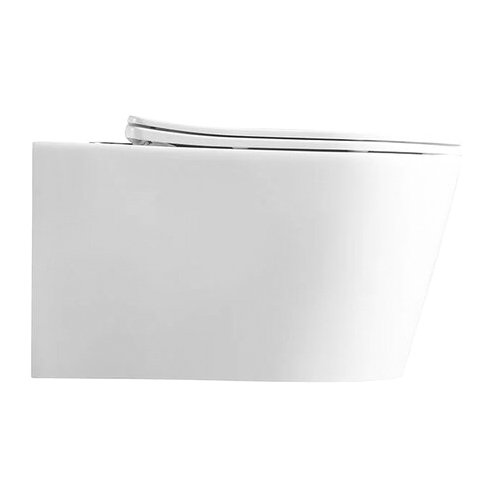 Унитаз подвесной Vincea (Винчея) Cute VT1-24 безободковый, цвет белый, ультратонкое soft-close сиденье