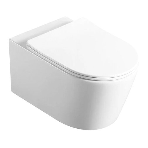 Унитаз подвесной Vincea (Винчея) Cute VT1-24 безободковый, цвет белый, ультратонкое soft-close сиденье