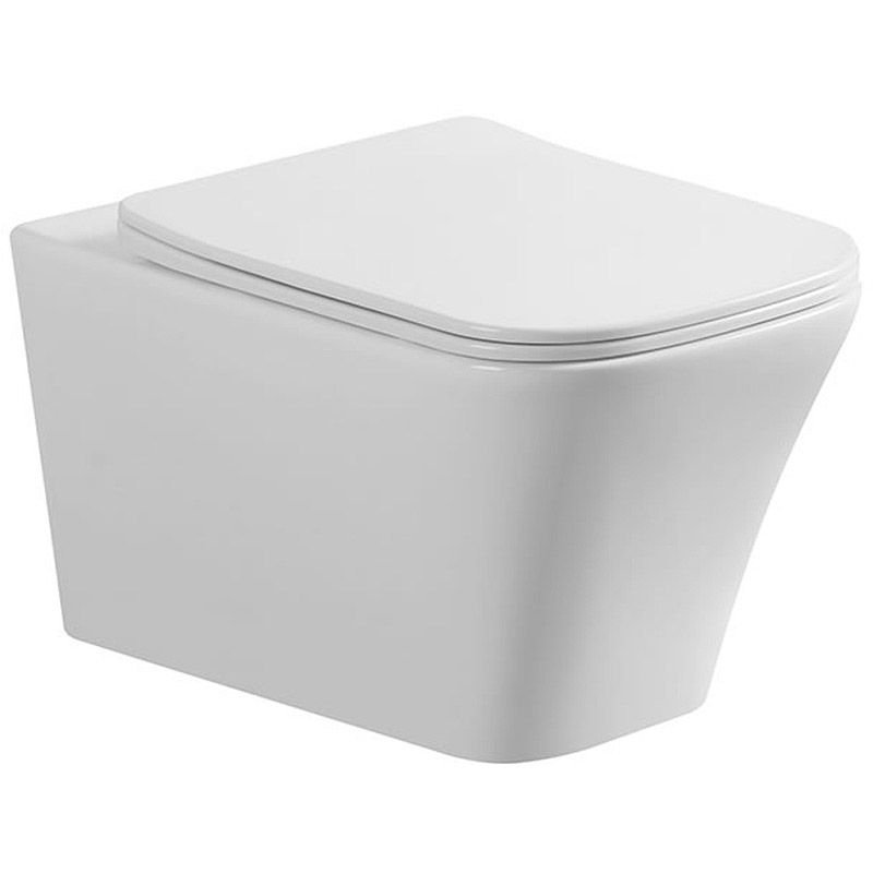 Унитаз подвесной Vincea (Винчея) Cool VT1-210 безободковый, цвет белый, ультратонкое soft-close сиденье