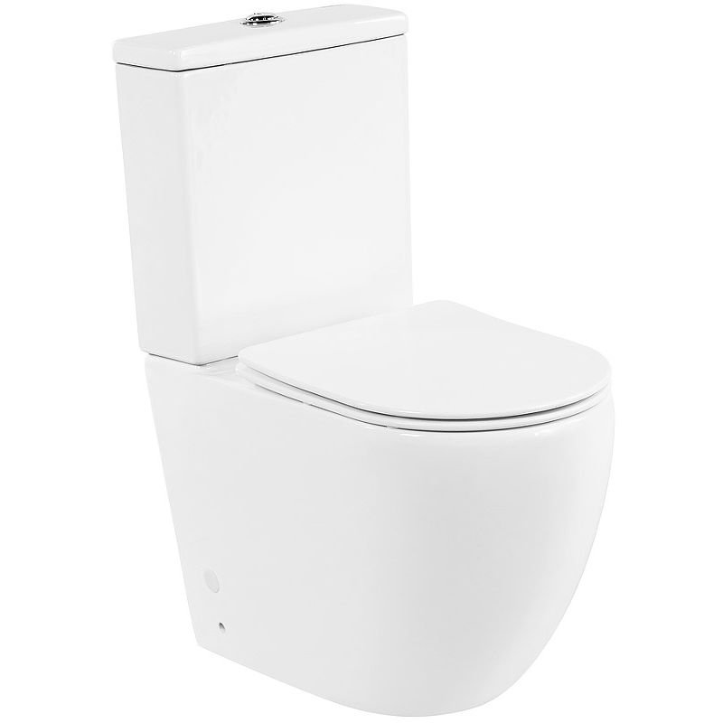 Унитаз-компакт безободковый BelBagno Amanda BB051CPR/BB051SC