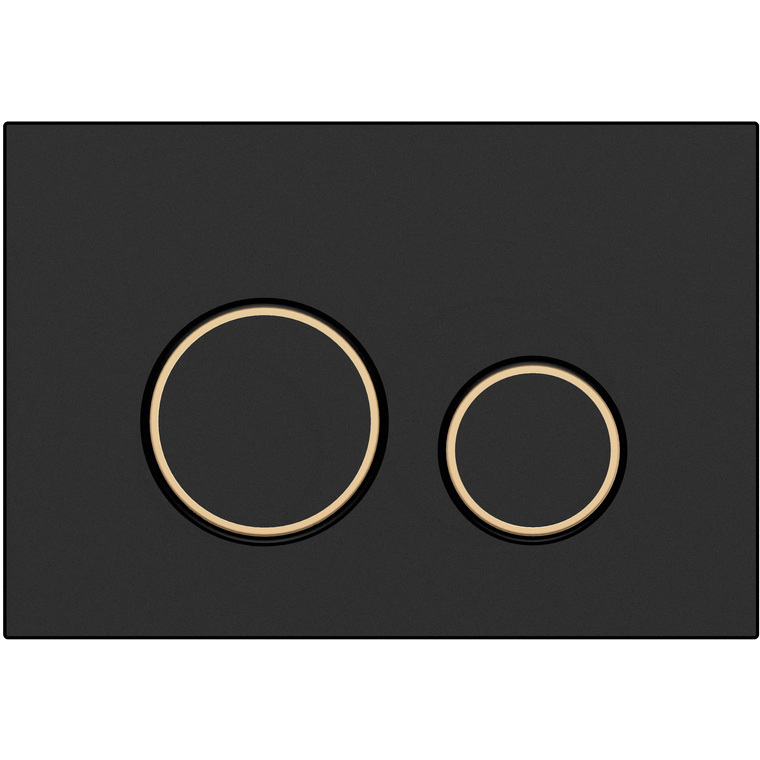 Кнопка смыва Cersanit Twins (63534) черный