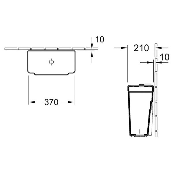 Бачок для унитаза Villeroy and Boch (Виллерой энд Боч) Hommage Альпийский белый 772111R1