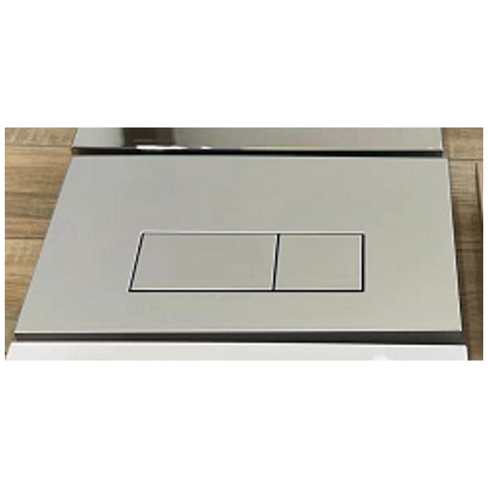 Кнопка смыва для скрытых систем инсталляции Ceramalux (Керамалюкс) BC-011 цвет серебро