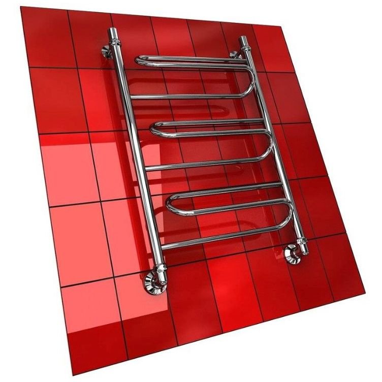 Полотенцесушитель водяной Двин (Dveen) W 80х50 см, 1х1/2″ К1 полированный хром