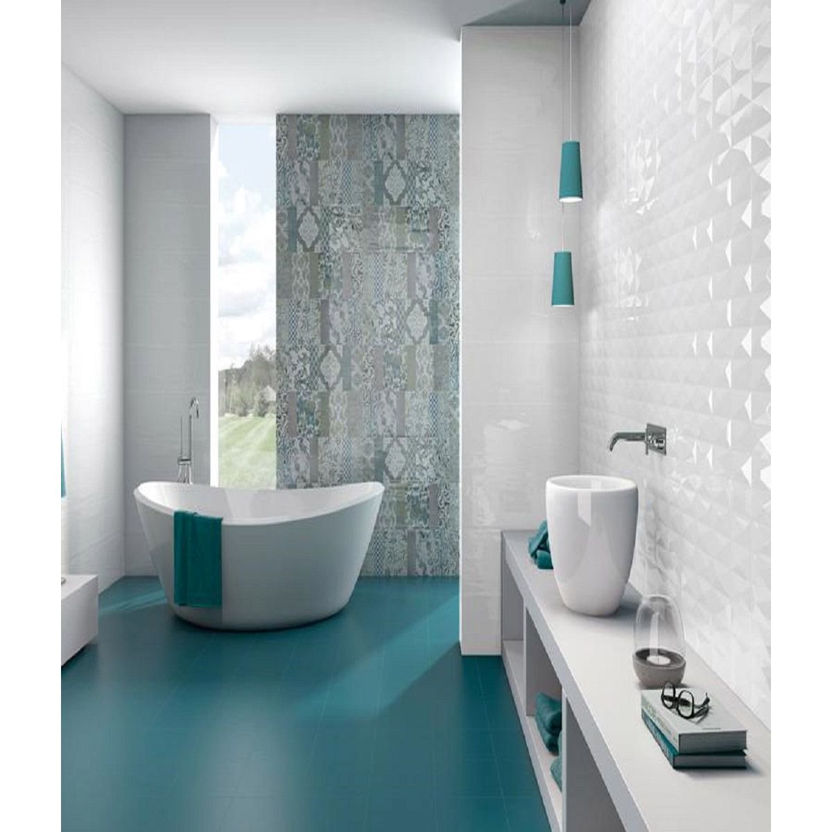 Панно Ceramika Konskie (Керамика Конские) Botanica Rett Decor (3) 75x75 см