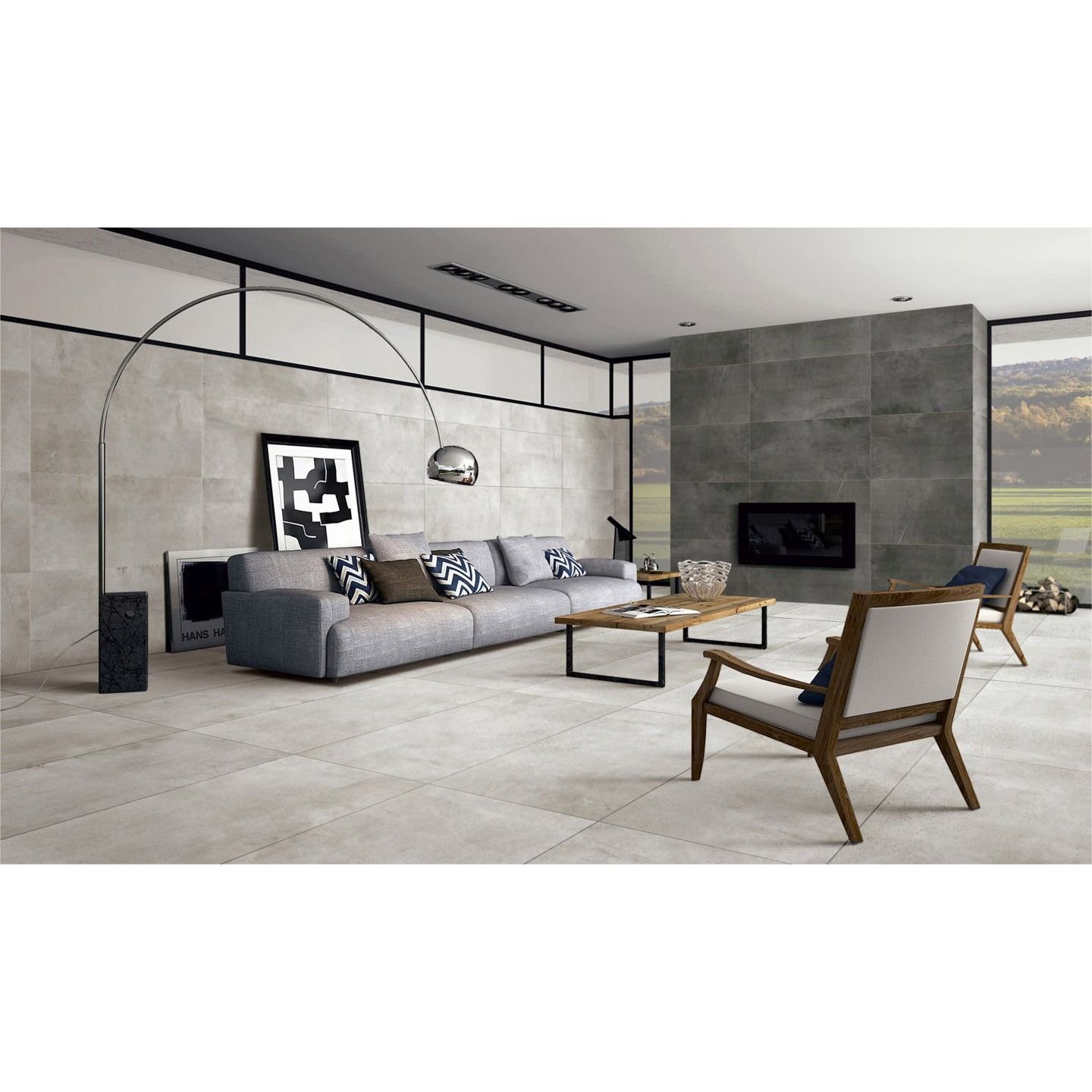 Керамогранит Realistik (Реалистик) Maxstone Grey Mat 60x120 см