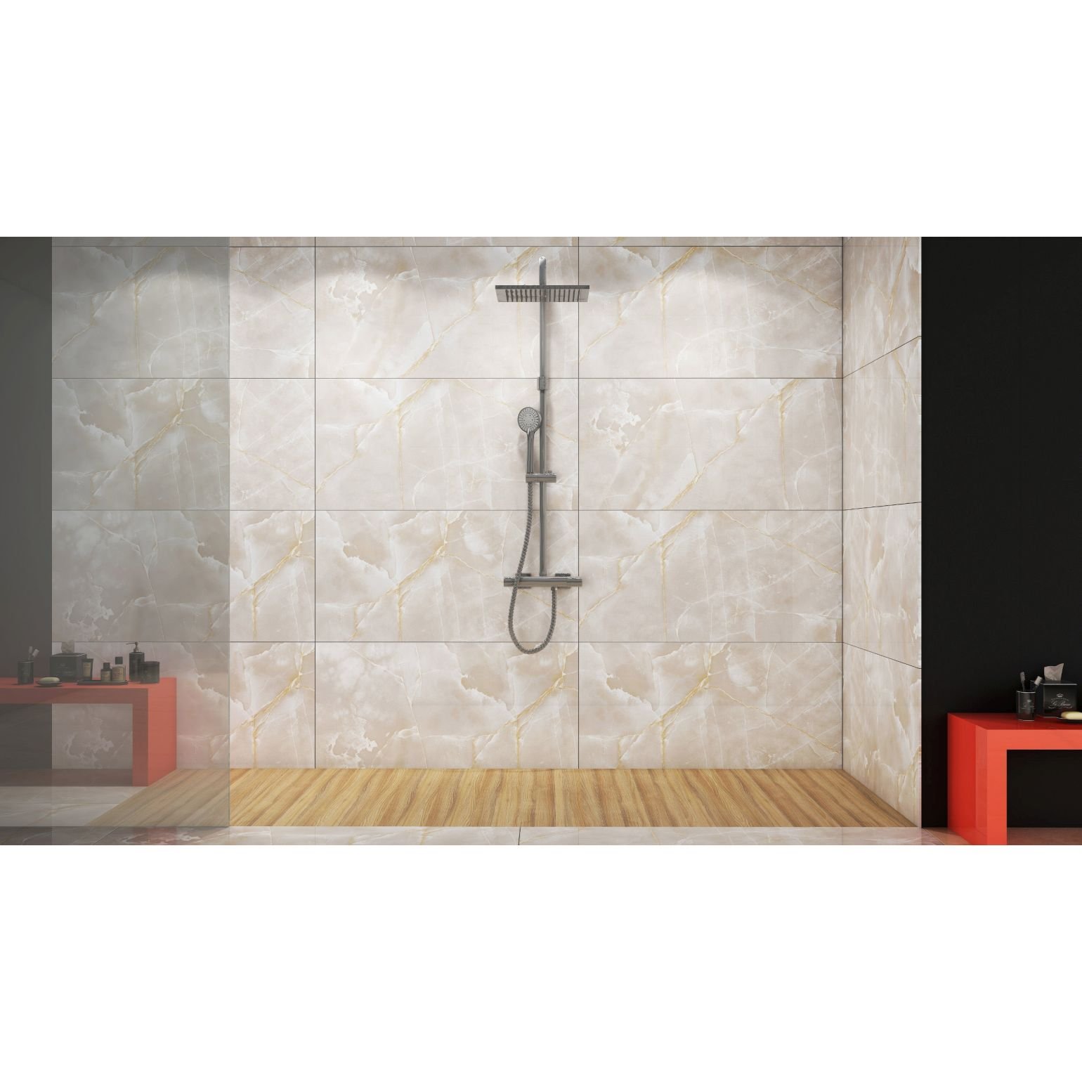 Керамогранит Realistik (Реалистик) Asti Grey Carving 60x120 см