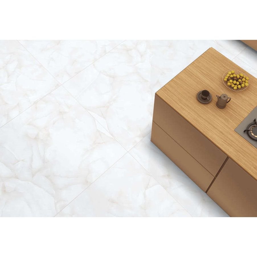 Керамогранит Realistik (Реалистик) Brais White Glossy 60x120 см, глянцевый