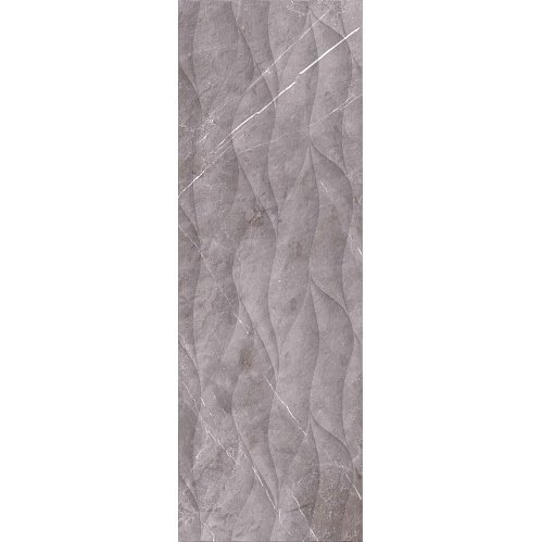 Декор Creto (Крето) Marmolino Grey W M/STR 30х90 см, глянцевый R Glossy 1 MDQ19W29310C