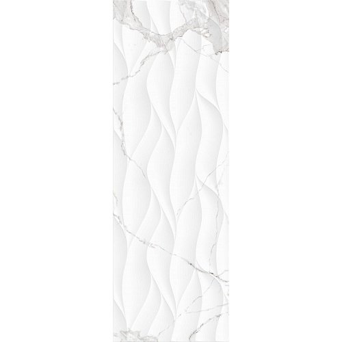 Декор Creto (Крето) Avenzo Silver W M/STR 30х90 см, глянцевый R Glossy 1 MDT25W29310C