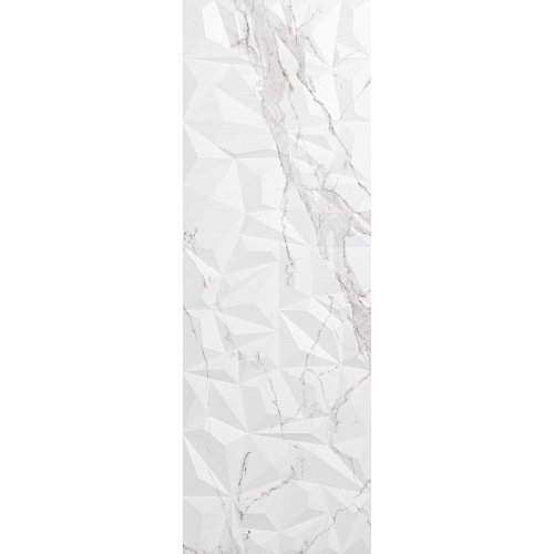Декор Creto (Крето) Avenzo Crystal Silver W M/STR 30х90 см, глянцевый R Glossy 1 MEK25W29310C
