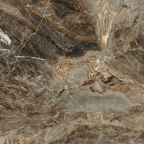 Керамогранит Creto (Крето) Vesuvio коричневый 60х60 см 4F7520