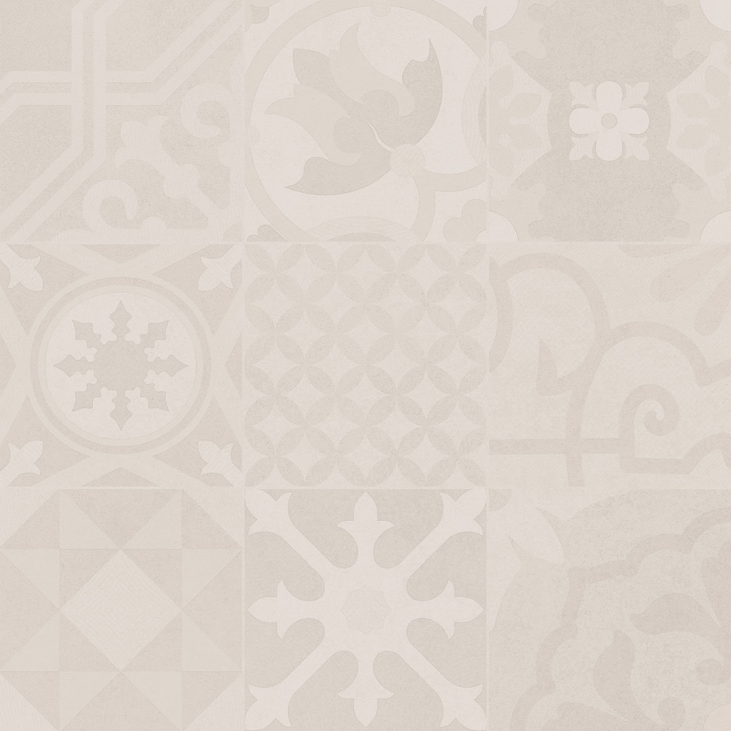 Керамогранит Creto (Крето) Dover Patchwork Ivory P NR Mat 1 61х61 см MPL-004658