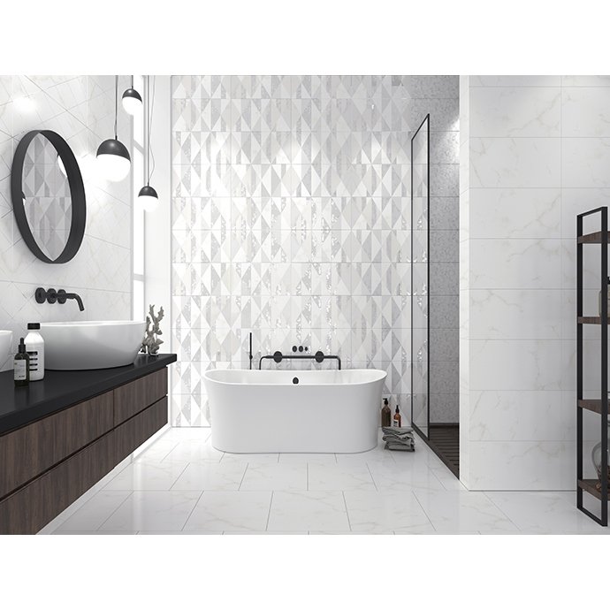Керамогранит Creto (Крето) Forza Calacatta white PG 01 45х45 см (E0427Y29401)