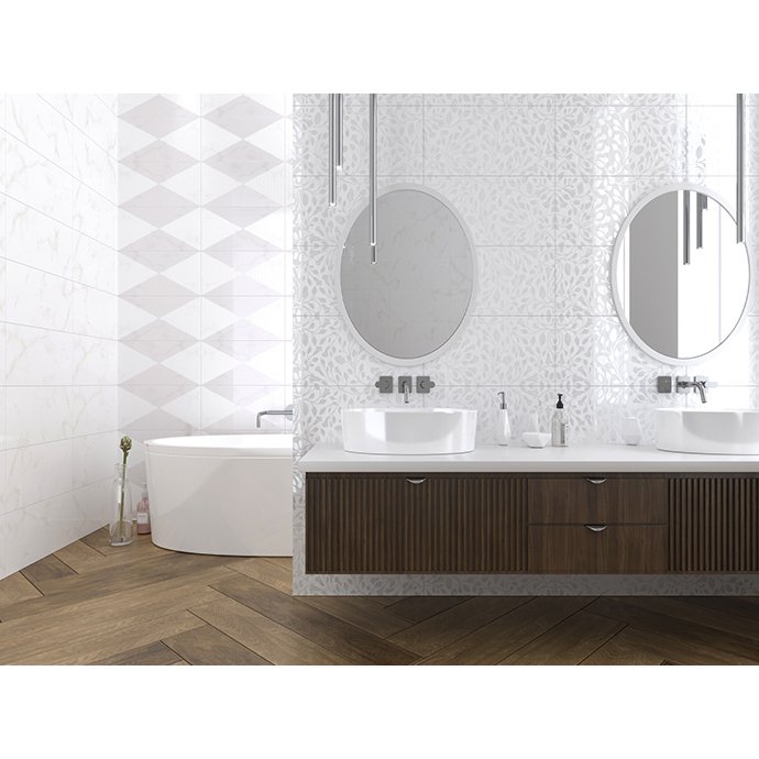 Керамогранит Creto (Крето) Forza Calacatta white PG 01 45х45 см (E0427Y29401)