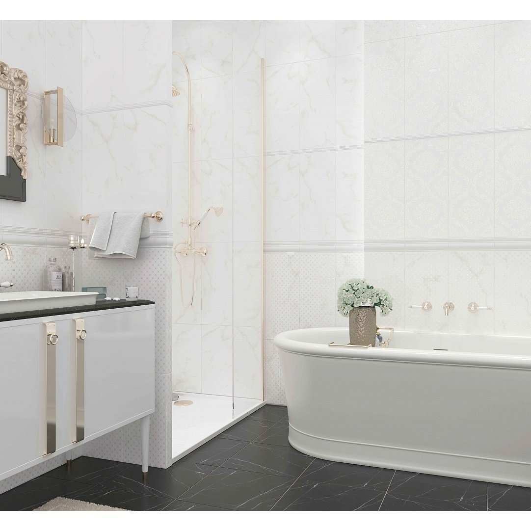 Керамогранит Creto (Крето) Forza Calacatta white PG 01 45х45 см (E0427Y29401)