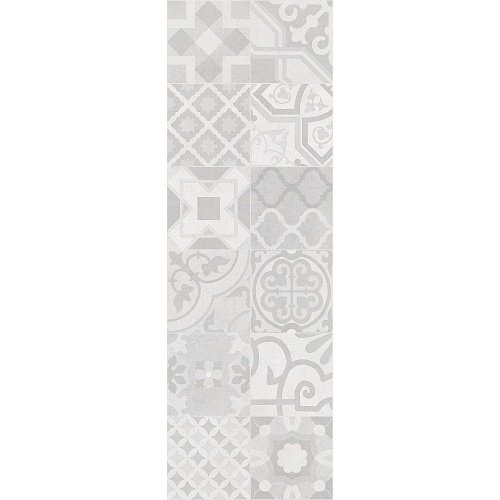 Вставка Creto (Крето) Dover Patchwork Pearl W/DEC M 25х75 см NR Satin 1 ССG23D17200B