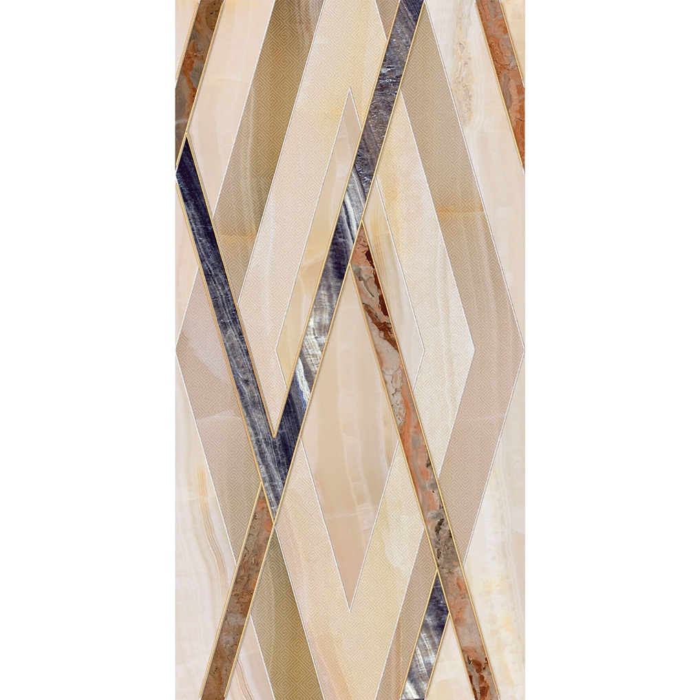 Вставка декоративная Нефрит-Керамика Салерно 25х50 см (04-01-1-10-05-11-503-0)
