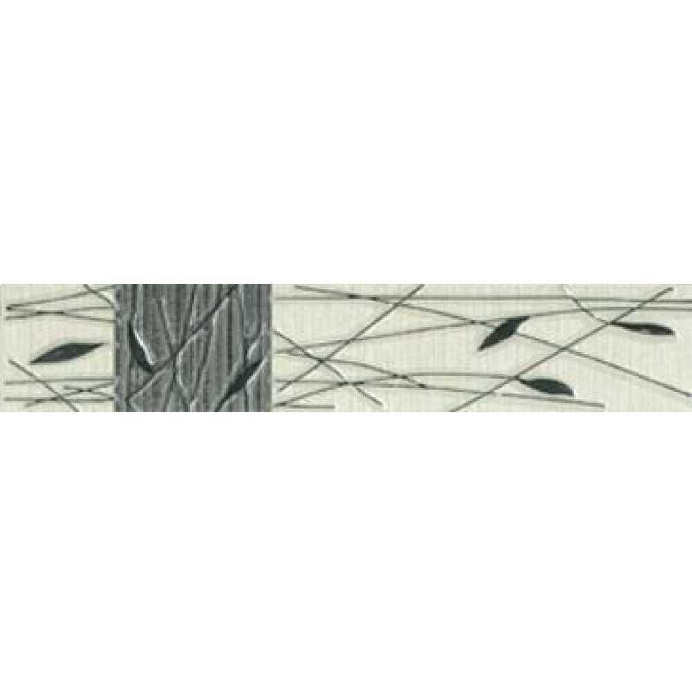 Бордюр Нефрит-Керамика Пиано-2 коричневый 5х25 см