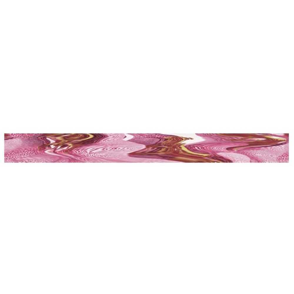 Бордюр Нефрит-Керамика Орхидея розовый 5х50 см (05-01-1-57-05-41-360-0)
