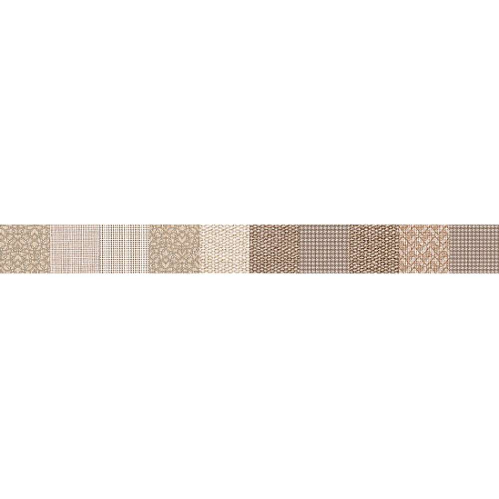 Бордюр Нефрит-Керамика Пене коричневый 4.7х50 см (05-01-1-47-03-15-1014-0)