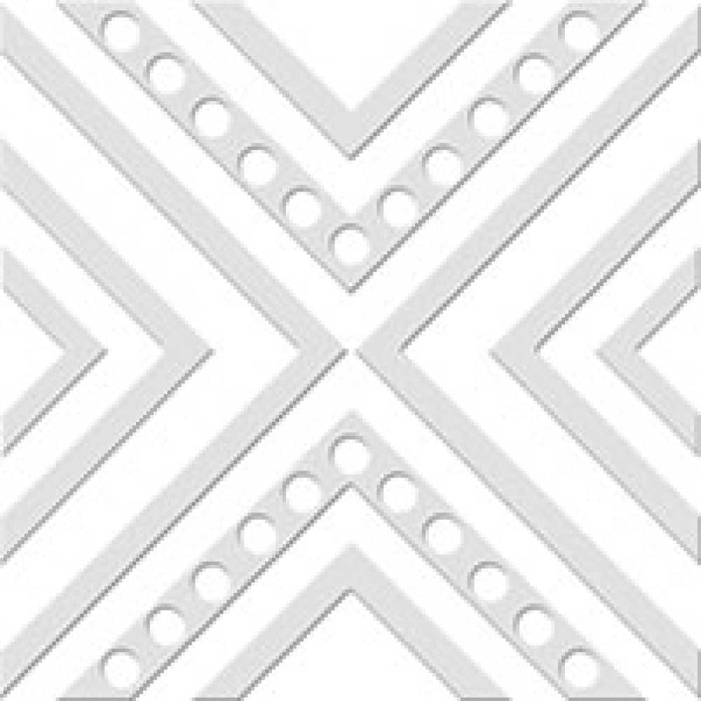 Декор Нефрит-Керамика Румба белый 9.9х9.9 см (04-01-1-02-03-00-1006-1)
