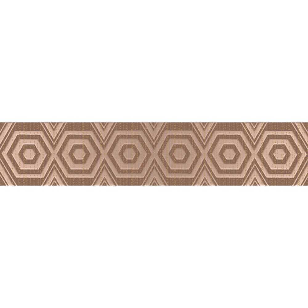 Бордюр Нефрит-Керамика Фрнс коричневый 6х30 см (05-01-1-63-05-15-1602-0)