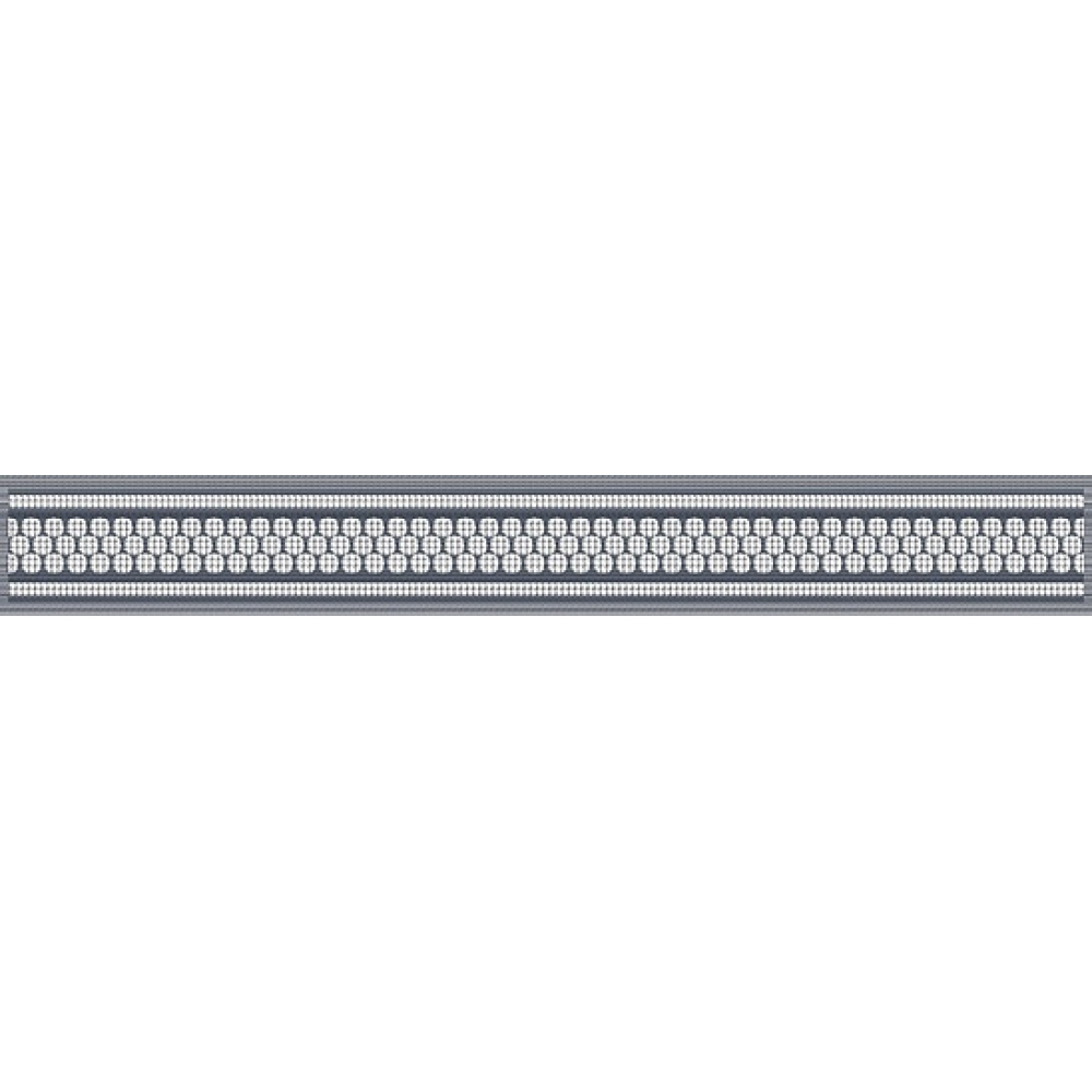 Бордюр Нефрит-Керамика Эрмида серый 5х40 см (05-01-1-56-03-06-1020-2)