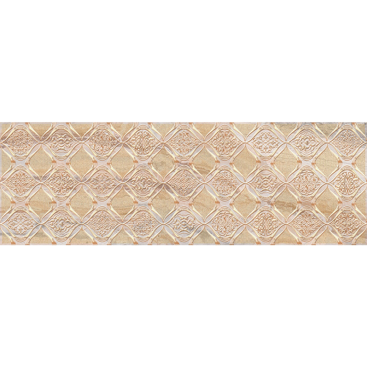 Вставка декоративная Нефрит-Керамика Лигурия 20х60 см (04-01-1-17-03-15-609-0)