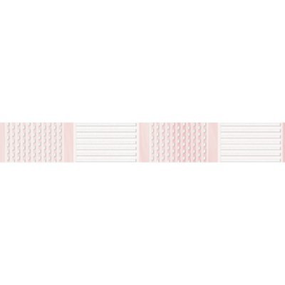 Бордюр Axima Агата С розовая 25х3,5 см