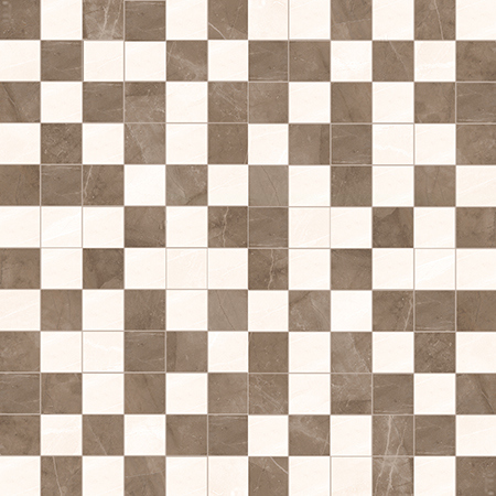 Керамическая плитка Керлайф Мозаика 29,4х29,4 см Amani Avorio/Marron (908977)