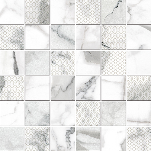 Керамическая плитка Керлайф Мозаика 29,4х29,4 см Arabescato Bianco (914758)