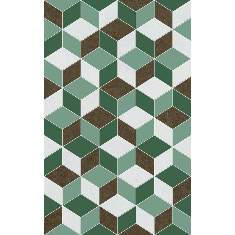 Декор Unitile плитка Веста зеленый 02 250х400 мм 10300000200