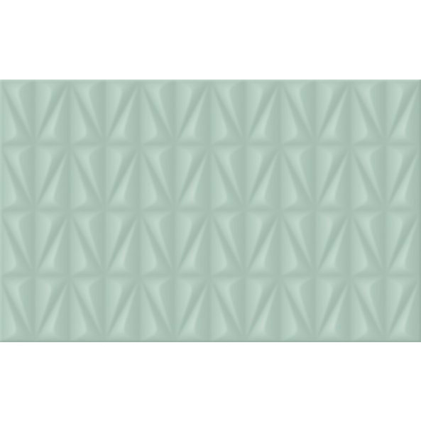 Керамическая плитка Unitile светлая рельеф Конфетти зеленый низ 02 250х400 мм 10100001200