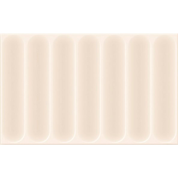 Керамическая плитка Unitile светлая рельеф Марсель бежевый верх 02 250х400 мм 10100001157