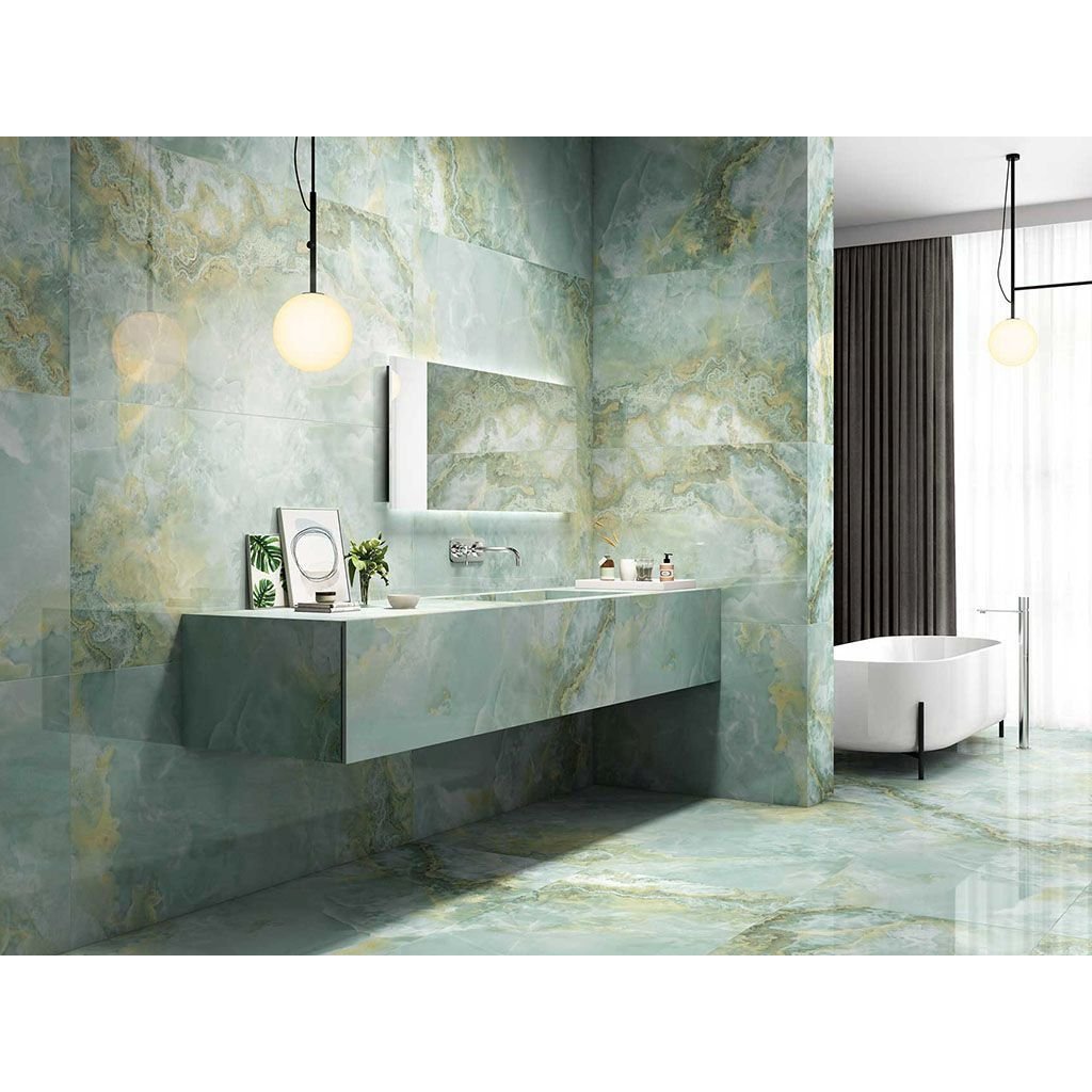 Керамогранит Colortile (Колортайл) Onyx Verde 60x120 см