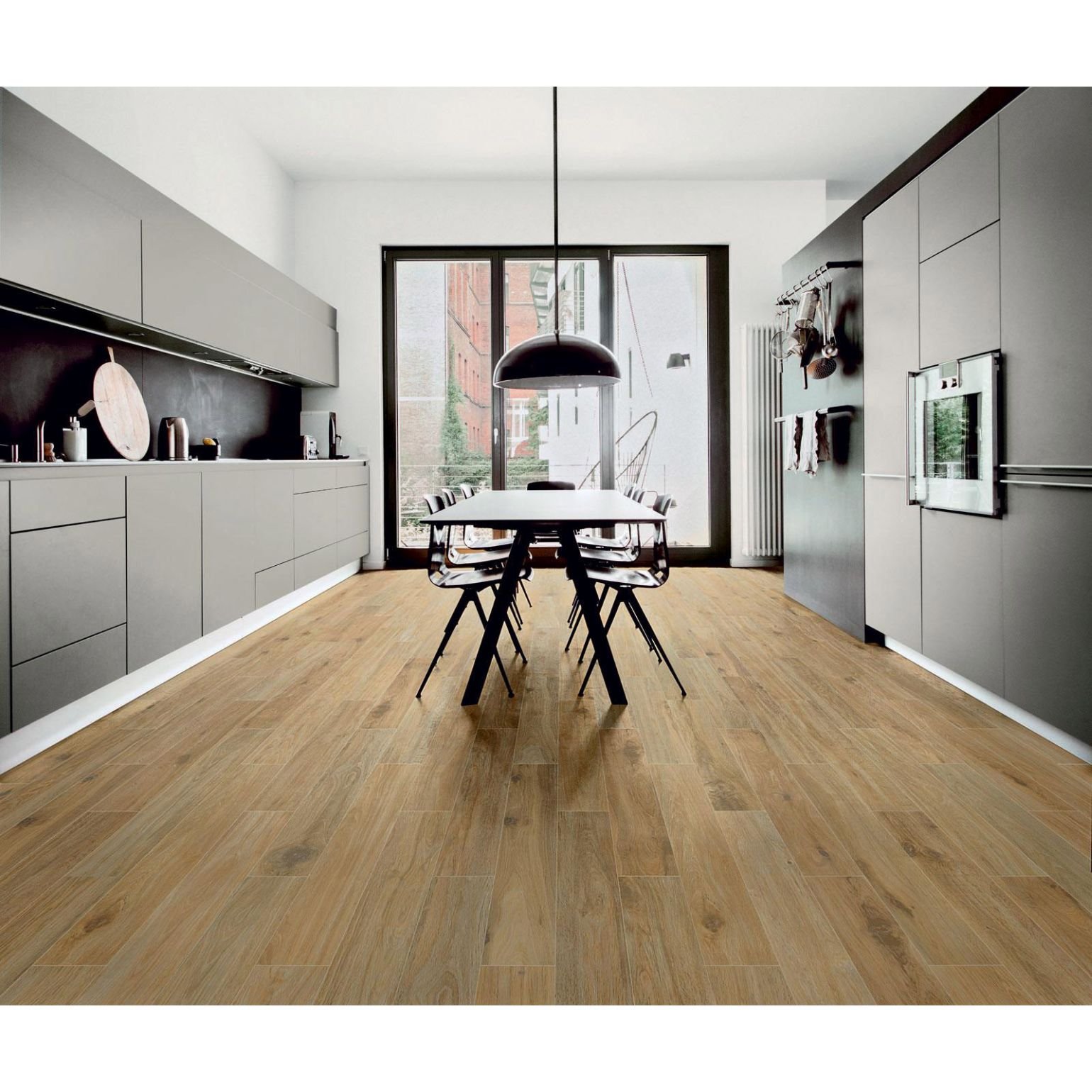 Керамогранит Ragno Marazzi (Рагно Марази) Woodglam Pav. Tortora 10x70 см