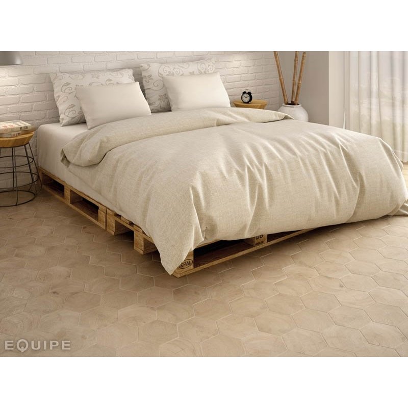 Керамогранит напольный Equipe Hexawood Chevron Old Left 9x20.5 см (21660)