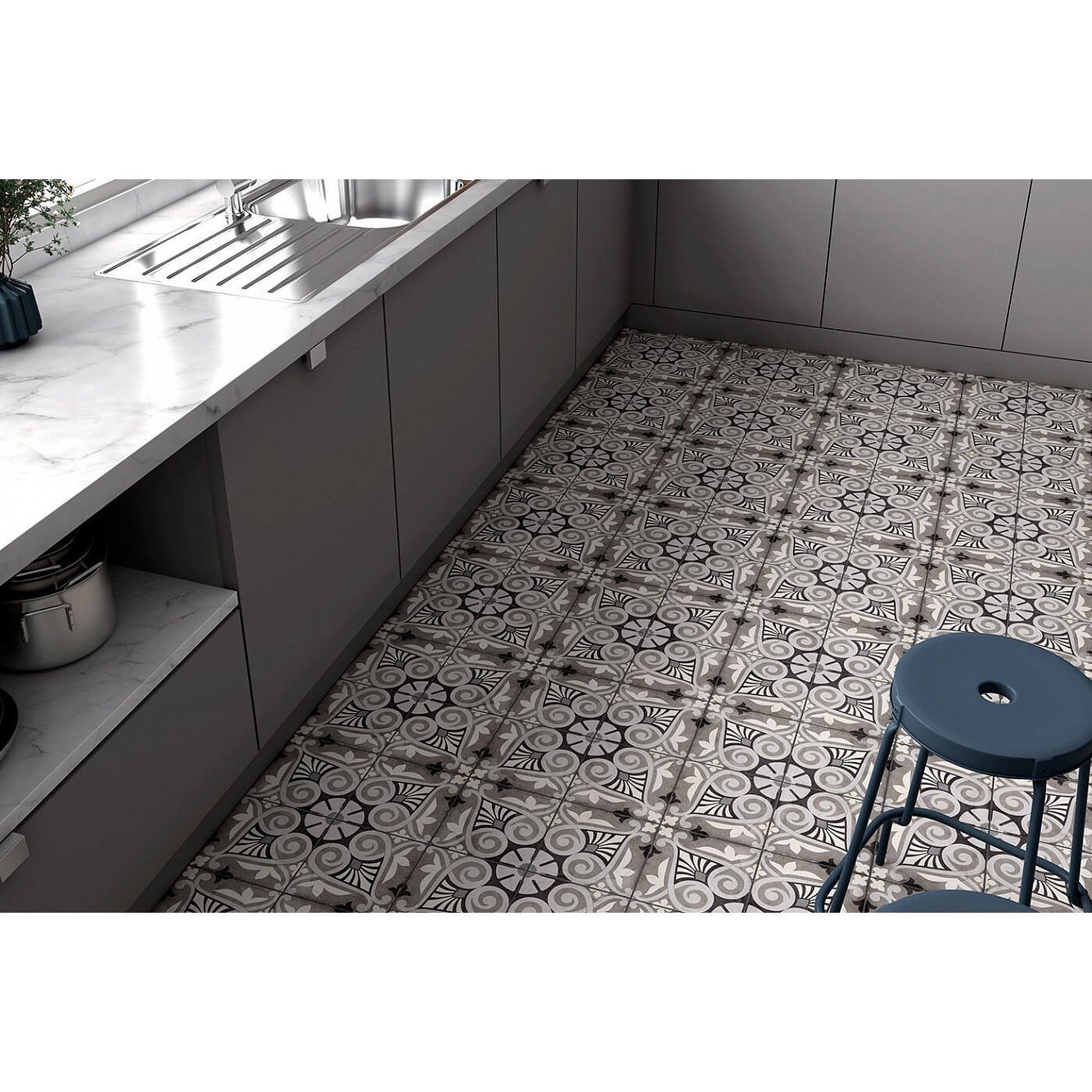 Декор Equipe (Эквип) Art Nouveau Embassy Colour 20x20 см (24409)